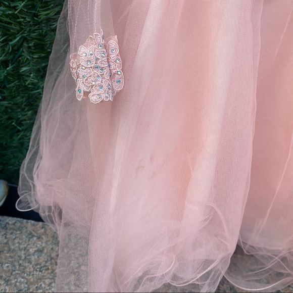 Short Pink Prom Dress - Picture 4 of 5